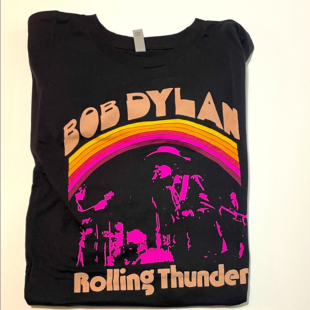 Bob Dylan Rolling Thunder Revue T-Shirt - Black